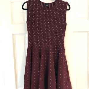 Never worn, Pinko burgundy knit dress